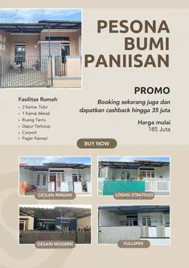 Rumah minimalis di bandung selatan lokasi bebas banjir harga ekonomis