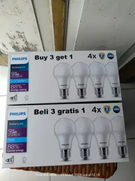 Lampu LED Philips 9watt ( BISA COD )
