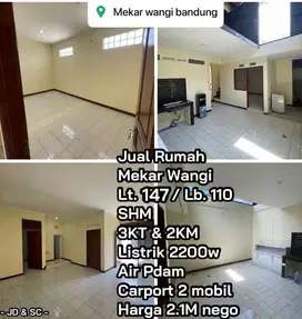 termurah  rumah cantik mekar wangi bandung tengah
