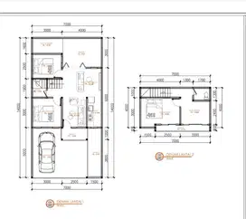 Rumah Baru Minimalis 2 Lantai di Danau Paniai Sawojajar Malang