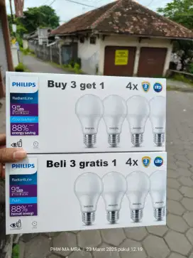 Lampu LED Philips 9watt ( BISA COD )