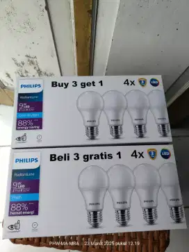 Lampu LED Philips 9watt ( BISA COD )