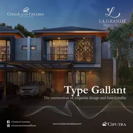 dijual cepat Rumah Mewah type Gallant di Citraland Celebes