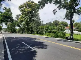 Tanah Dijual Tepi jl Nasional Hook 3 Muka  dekat Pasar Sentolo