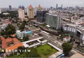 Lahan Komersil di Jl Raya Senen Jakpus Bentuk Persegi (bagus)