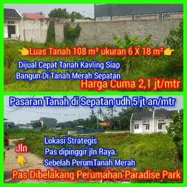 Dijual Cepat Tanah Kavling Siap Bangun di Sepatan