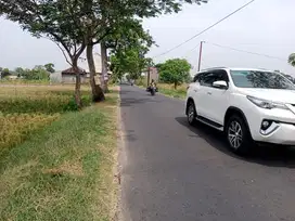 Tanah 530m² mka 18m jln DPU 8m, 170m jln  propinsi, bakalan polokarto