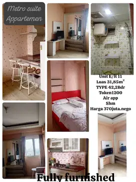 metro suite apartemen 2Bdr furnished