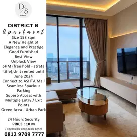 Fast Sale DISTRICT 8 SENOPATI, 153sqm, LIMITED UNIT, only 10M