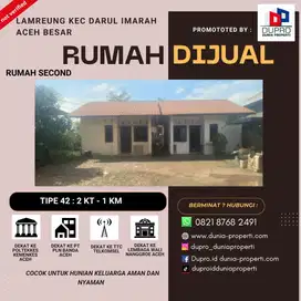 Investasi Menjanjikan Rumah Second di Lamreung – Bisa Parkir 2 Mobil
