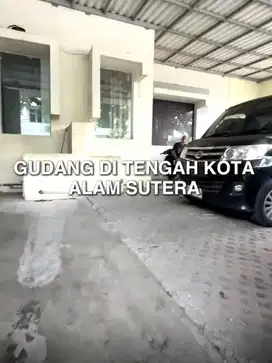 Jual gudang office gandeng kawasan premium alam sutera tangsel
