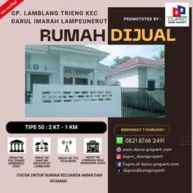 Dijual Rumah Siap Huni di Gp. Lamblang Trieng, Kec. Darul Imarah
