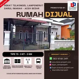 Rumah Luas dan Siap Huni Dekat Telkomsel Lampeuneurut - Darul Imarah