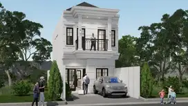 RUMAH MEWAH 2 LANTAI DI JUANDA DEPOK LOKASI STARTEGIS HARGA 900JUTAAN