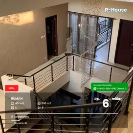 Rumah 3 lantai desain interior mewah Dewandaru