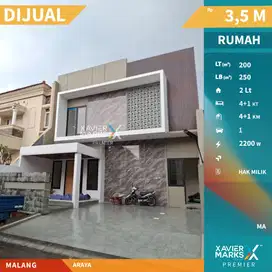 Dijual Rumah di Araya Golf Blimbing Malang Modern Baru