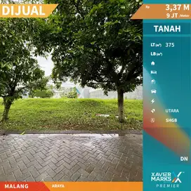 Tanah Kavling Di Jalan Kembar Cluster Greenwood Golf Araya Malang(586)