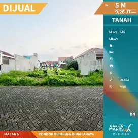 Tanah Kavling Siap Bangun Di Pondok Blimbing Indah Araya Malang(OLX591