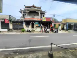 Jual tanah bonus bangunan lokasi jl utama sedap malam