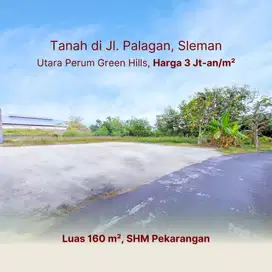 Tanah Kaliurang di Utara Cluster Green Hills 3 jutaan