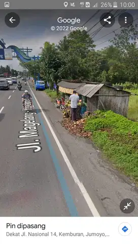 Tanah status sawah jln magelang km 23 Magelang jateng