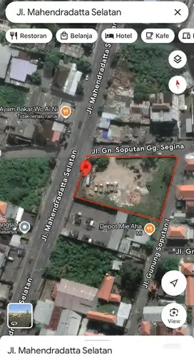 Tanah Jalan Utama Mahendradatta Denpasar
