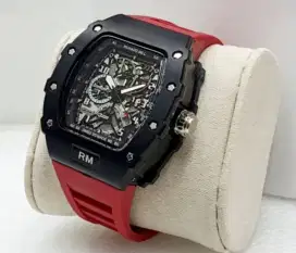 Jam tangan pria RM strap rubber