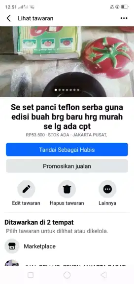 Panci teflon serba guna masa kini brg baru hrg murah se lg ada cpt deh