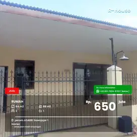 Rumah perum ASABRI Sawojajar 1