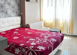 Apartement type studio furnish sewa bulanan - tahunan lantai rendah