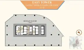 Dijual gedung perkantoran whole floor pik2