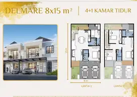 Dijual segera rumah pik2 type Delmare