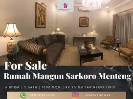 Dijual Rumah Jl Mangun Sarkoro Menteng