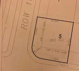 Dijual Kavling tanah hoek Cluster Fiore Foresta BSD City