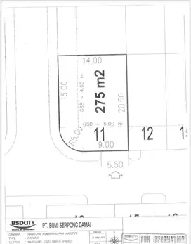 Dijual Kavling cluster Whitsand Greenwich Park BSD City