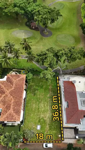 Tanah 629m2 taman Beverly Golf Lippo Karawaci View Golf Utara n1060
