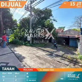 Dijual Tanah dan Rumah Luas di Ahmad Yani Blimbing Malang