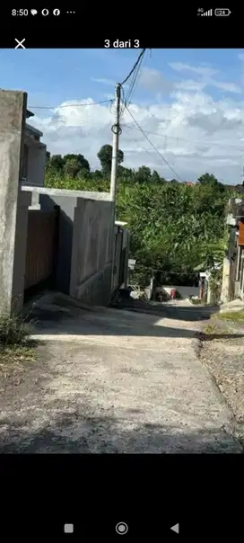 DIJUAL TANAH BONUS BANGUNAN LOKASI DALUNG