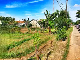 Kavling Luas 60x41 2478m2 SHM Hadap Jalan Raya Pasar Babelan Bekasi