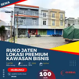 Ruko Jaten Lokasi Premium Kawasan Bisnis