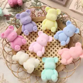 Manik Mote Pastel Jelly Macaron Susu Sanrio Melody Pita Bear Bahan DIY