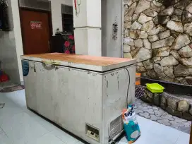Freezer Box Gea 500liter Dingin dan Beku Polll