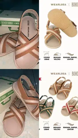 Sepatu sandal anak New bohopana