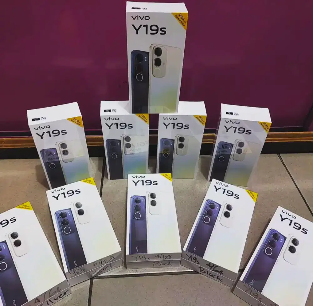 VIVO Y19S PRO 6/128GB NEW SEGEL GARANSI RESMI TERMURAH