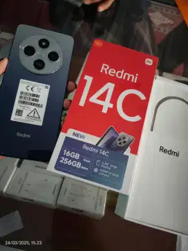 Xiaomi Redmi 14C RAM 8/256GB, 
Brg Segel Original, Garansi Resmi 1TH