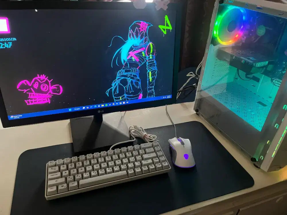 KOMPUTER BELAJAR, KERJA DAN GAMING SUDAH TERMASUK MONITOR