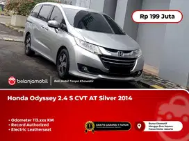 [ WARRANTY ] Honda Odyssey 2.4 S CVT AT Silver