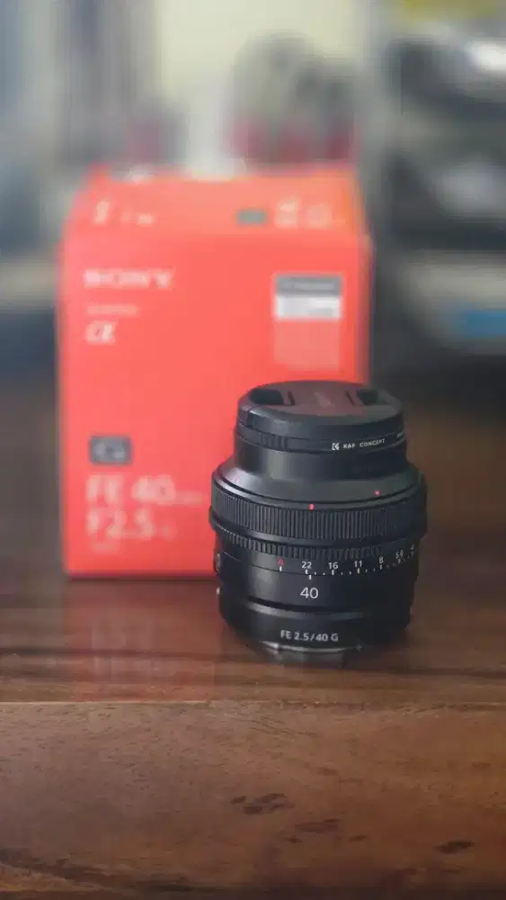 Sony FE 40mm 2.5 bekas mulus 40 2.5
