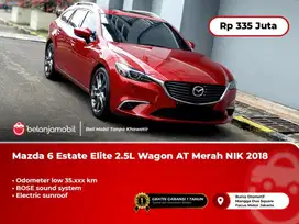 [LOW KM] Mazda 6 Mazda6 Estate Elite 2.5L Wagon AT Merah 2018/2019