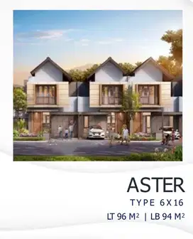 Rumah Tipe Aster di Podomoro Park Buah Batu, Bandung